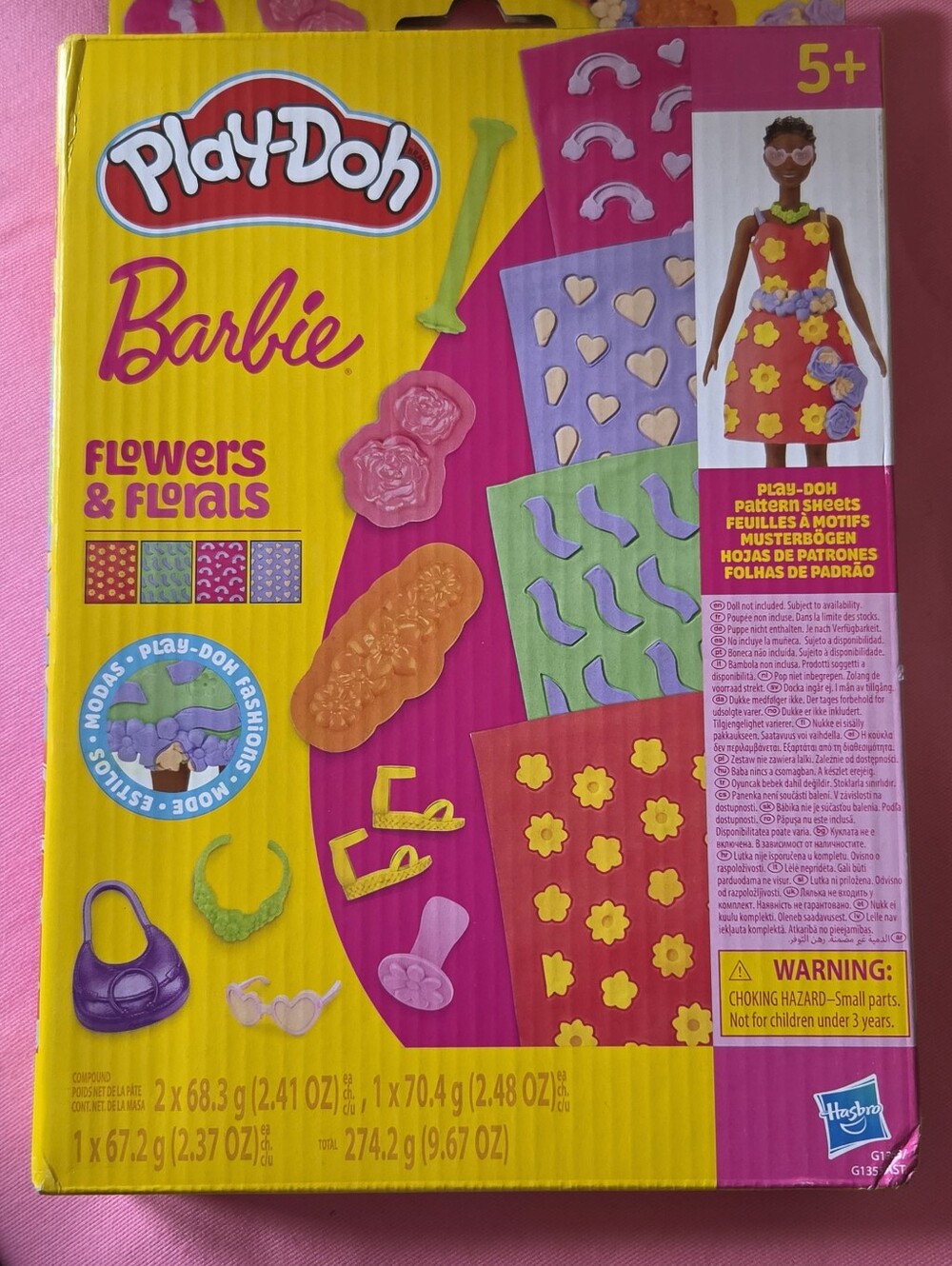 Play-doh Barbie Flowers & Florals Play Set - New
